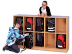 Flexeo® Regal 5 Reihen 10 Fächer