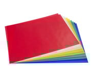 Transparentpapier 115 g/m² 50 5 x 70 cm 10 Bogen 5 Farben 1