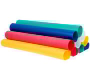 Transparentpapier 115 g/m² 50 5 x 70 cm 10 Bogen 5 Farben 3