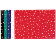 10 Bogen Sternchen-Fotokarton, 300g/m² in 5 Farben sortiert