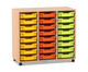 Flexeo® Regal PRO 3 Reihen 24 Boxen Gr S 1