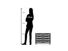 Flexeo® Regal PRO 2 Reihen 8 Boxen Gr S