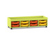 Flexeo® Regal PRO 4 Reihen 8 Boxen Gr S Aufkantung 7