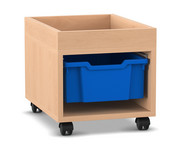 Flexeo® Regal PRO 1 Reihe 1 Box Gr M Aufkantung 3