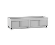 Flexeo® Regal PRO 4 Reihen 4 Boxen Gr M Aufkantung 4
