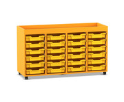 Flexeo® Regal PRO 4 Reihen 24 Boxen Gr S Aufkantung 5