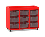 Flexeo® Regal PRO 3 Reihen 9 Boxen Gr M Aufkantung 7