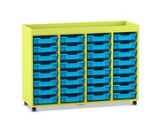 Flexeo® Regal PRO 4 Reihen 32 Boxen Gr S Aufkantung 5