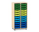 Flexeo® Regal PRO 2 Reihen 24 Boxen Gr S 7