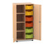Flexeo® Schrank PRO 2 Reihen 6 Boxen Gr M 4 Fächer links 1