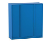Flexeo® Regal PRO 3 Reihen 12 Boxen Gr M 4 breite Fächer mittig 2