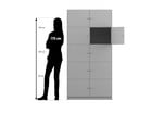 Flexeo® Schließfachschrank 10 geschlossene Fächer Breite 94 4 cm