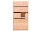 Flexeo® Schließfachschrank 15 Fächer mit Briefschlitzen Breite 142 5 cm