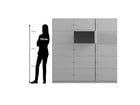 Flexeo® Schließfachschrank 15 geschlossene Fächer Breite 190 5 cm