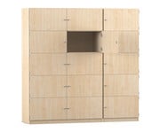 Flexeo® Schließfachschrank 15 geschlossene Fächer Breite 190 5 cm 1