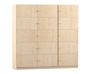 Flexeo® Schließfachschrank 15 geschlossene Fächer Breite 190 5 cm 2