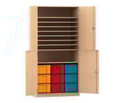 Flexeo® Bastelschrank 9 große Boxen 9 Fächer 1