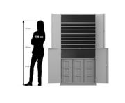 Flexeo® Bastelschrank 9 große Boxen 9 Fächer 3