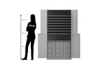 Flexeo® Bastelschrank 9 große Boxen 9 Fächer