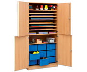 Flexeo® Bastelschrank 9 große Boxen 9 Fächer 2