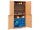 Flexeo® Bastelschrank 9 große Boxen 9 Fächer