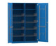 Flexeo® Sportschrank Gerätehaken 8 Gitterkörbe 2 Fächer oben 4