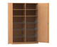 Flexeo® Sportschrank 6 Gitterkörbe 4 Fächer oben 4