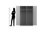 Flexeo® Garderobenschrank mit beidseitiger Garderobe