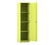 Flexeo® Polsterhockerschrank hoch 4 Fächer 1 Tür 7
