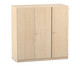 Flexeo® Polsterhockerschrank mittelhoch 9 Fächer 3 Türen 4
