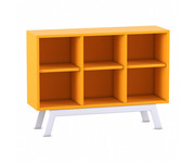 Flexeo® Lounge Möbel 3 Reihen 6 Fächer 7