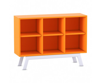 Flexeo® Lounge Möbel 3 Reihen 6 Fächer