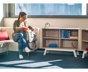 Flexeo® Lounge Möbel 2 Reihen 4 Fächer 6