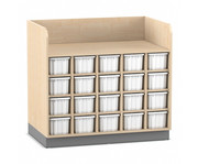 Flexeo® Wickelkommode mit 20 großen Boxen 1