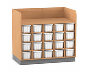 Flexeo® Wickelkommode mit 20 großen Boxen 1
