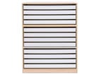 Flexeo® Papier und Bilderschrank 12 große Auszüge