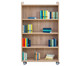 Flexeo® Bücherwagen beidseitig je 3 Fachböden 5