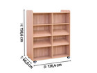 Flexeo® Bücherwagen beidseitig Fachböden & Schrägablagen