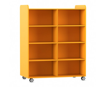 Flexeo® Bücherwagen beidseitig je 6 Fachböden