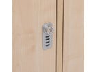 Flexeo® Garderobenschrank Armadio 1 Tür mit Fachboden Höhe 130 4 cm