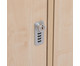 Flexeo® Garderobenschrank Armadio 1 Tür mit Fachboden Höhe 130 4 cm 3