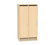 Flexeo® Garderobenschrank Armadio 2 Türen mit Fachböden Höhe 130 4 cm 1