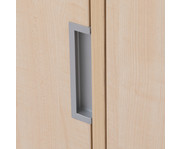 Flexeo® Garderobenschrank Armadio 3 Türen mit Fachböden Höhe 130 4 cm 2