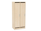 Flexeo® Garderobenschrank Armadio 2 Türen mit Fachböden Höhe 154 8 cm