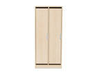 Flexeo® Garderobenschrank Armadio 2 Türen mit Fachböden Höhe 154 8 cm