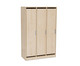 Flexeo® Garderobenschrank Armadio 3 Türen mit Fachböden Höhe 154 8 cm 1