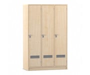 Flexeo® Garderobenschrank Armadio 3 Türen mit Fachböden Höhe 154 8 cm 2