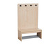 Flexeo® Garderoben Rückwand Armadio Breite 80 cm 4