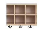 Flexeo® Garderoben Hängeregal Armadio Breite 80 cm Tiefe 23 cm