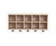 Flexeo® Garderoben Hängeregal Armadio Breite 100 cm Tiefe 35 cm 2